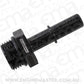 3/8" Push On EFI to -8 ORB Male Fitting (Black Finish)