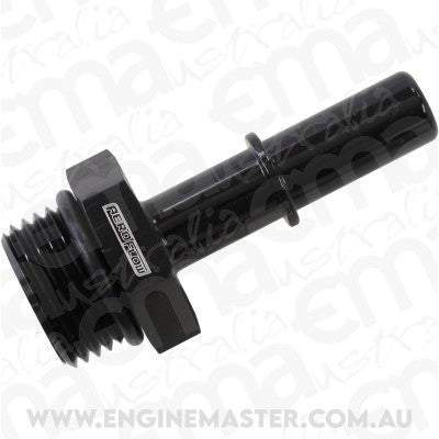 3/8" Push On EFI to -8 ORB Male Fitting (Black Finish)