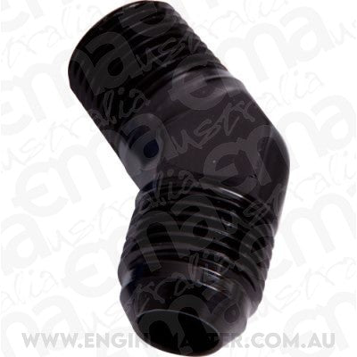 Aeroflow AF823-03BLK Male 45 Deg 1/8" NPT to -3AN Black Male NPT to AN 45 Deg