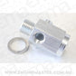 Aeroflow AF810-M14-02S M14 x 1.5 Extension with 1/8" NPT Port Silver