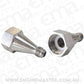 Aeroflow AF758-04 Nitrous Bottle Adapter -4AN Steel Finish Filter Included