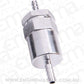 Aeroflow Performance Products AF610-08S Billet Fuel Filter 1/2" Barb Silver 30 Micron Filter