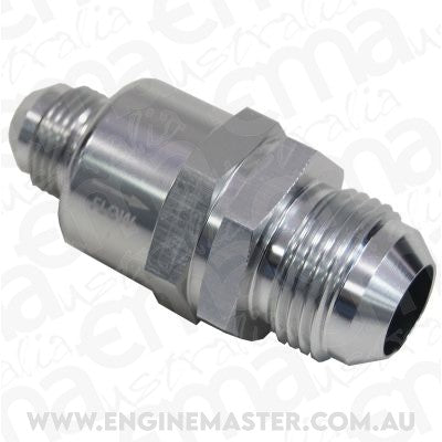 Aeroflow AF612-12-08S Check Valve Inline -12 to -8Ansilver / One Way Valve Stepped