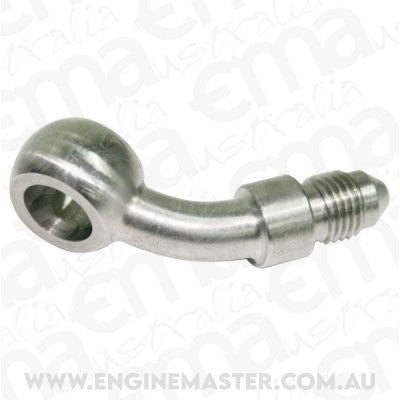 Aeroflow AF332-04 -4AN 45 Deg Banjo 10mm 3/8 Stainless