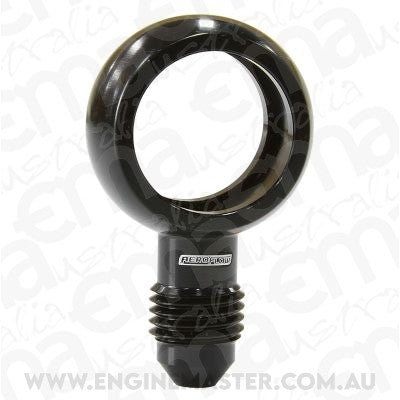 Aeroflow AF726-04BLK 18mm I.D Banjo to -4AN Straighblack
