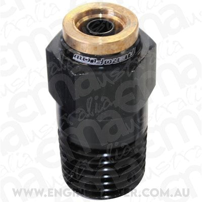 Aeroflow AF121-02BLK 1/8" NPT Straight to 3/16" 120Series Nylon Black Fitting
