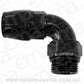 Aeroflow AF583-10-10DBLK Male End -10ORB to 10AN Telfonfull Flow Billet 90 Deg Black