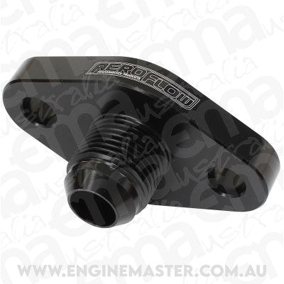 Aeroflow AF463-06 Turbo Drain Adapter -10AN 51mm Hole Centres O-Ring Seal