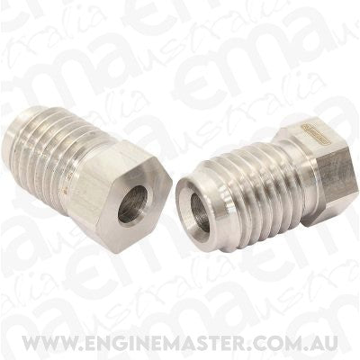 Aeroflow AF377 S/S Inverted Flare Tube Nut 3/16" Hard Line to M12 x 1.5