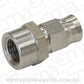 Aeroflow AF274-03 S/S Straight Hose End 1/8" NPTfemale to -3 Teflon Hose