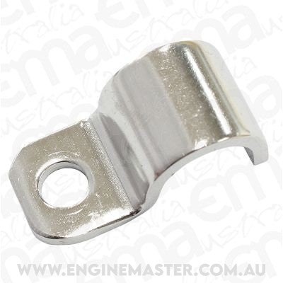 Aeroflow AF300-01 Brake Line Clamps For 3/8" OD Hard Line Stainless Steel x 12
