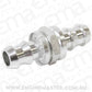 Aeroflow AF410-05S 8mm / 5/16" Push Lock Barb Joiner Silver 8mm Male to Male