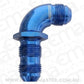 Aeroflow AF533-20 90 Deg Bulkhead -20AN Ful Flowblue No Restriction Nut Seper