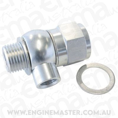 Aeroflow AF166-05-02S LS Chevy Oil Pressure Adapter Allows 1/8" NPT AUx Port