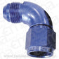 Aeroflow AF543-03 90 Deg Female - Male -3AN Blue Full Flow