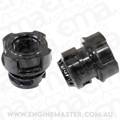 Aeroflow AF708-10-10BLK GM LS OIL FILL CAP BREATHER PCV VENT SCREW IN -10AN OEM
