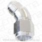 Aeroflow AF542-08S 45 Deg Female - Male -8AN Silver Full Flow