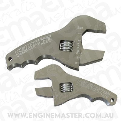 Aeroflow AF98-2039S Adjustable Wrench Grip Spanner1 x Small & 1 x Large Shorty