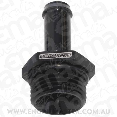 Aeroflow AF414-10-06BLK -10ORB to 3/8" Push On Barb Black