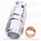 Aeroflow AF109-04S 1/4" Hard Line to -4AN Femaleadapter Silver W/ Olive