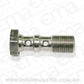 Aeroflow AF306-03L Double Banjo Bolt M10 x 1.00mm Stainless 38mm Long