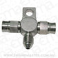 Aeroflow AF328-03-03 Stainless -3AN Tee with Mount Teflon Ends with -3AN On Side