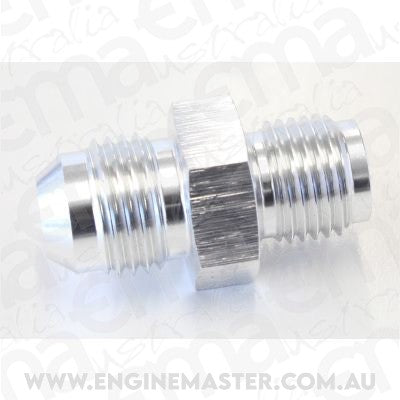 Aeroflow AF703-06S Adaptor 1/2 x 20 Inverted Seat to -06 Silver
