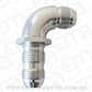 Aeroflow AF533-08S 90 Deg Bulkhead -8AN Full Flowsilver No Restrictio Nut Seper