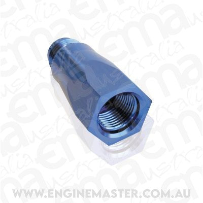 Aeroflow AF613-08 Check Valve Inline -8AN Blue Female to Male -8An