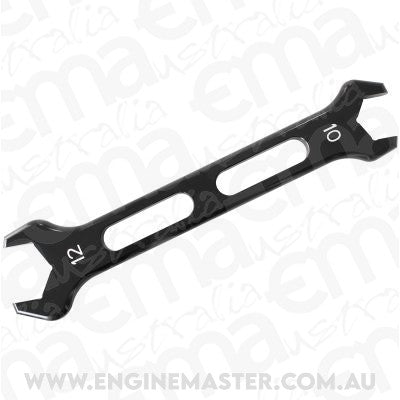 Aeroflow AF98-2244-1-1210 DOUBLE ENDED PRO SPANNER SINGLBLACK SPANNER -10AN TO -12AN