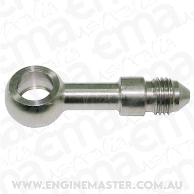 Aeroflow AF314-04 -4AN Straight Male Banjo 12mm Stainless AF314-04