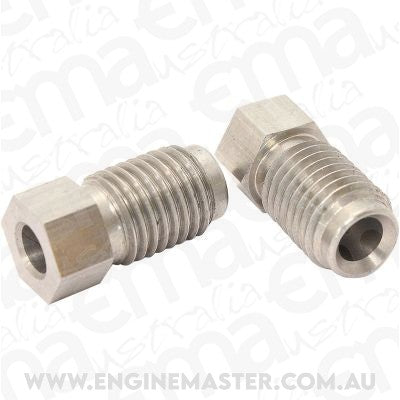 Aeroflow AF371 S/S Inverted Flare Tube Nut 3/16" Hard Line to M10x1.25