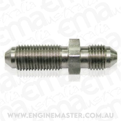 Aeroflow AF320-04 -4AN S/S Straight Bulkhead Stainless Steel