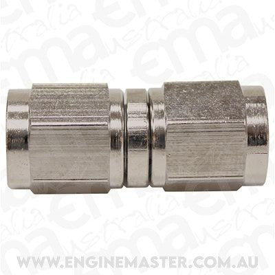 Aeroflow AF131-03SS S/S Straight Female Flare -3Ansilver Swivel Coupler Stainles