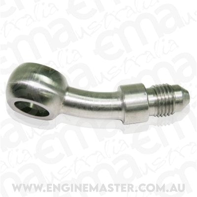 Aeroflow AF312-03 -3AN 20 Deg Banjo 10mm 3/8 Stainless Suit Teflon