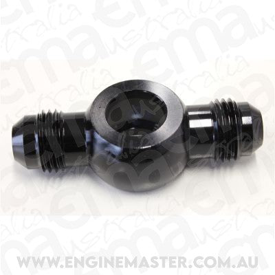 Aeroflow AF721-06-06BLK Banjo 1/2" to Dual -6An
