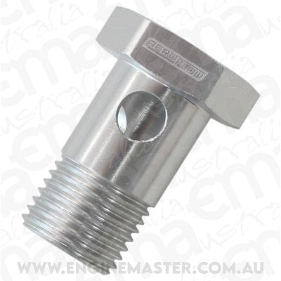 Aeroflow AF716-10S M16 x 1.5 Banjo Bolt Use with -10AN 16mm Banjo