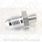 Aeroflow AF728-04S Metric M8 x 1.0mm to -4AN Silver Male M8x1.0mm to -4An