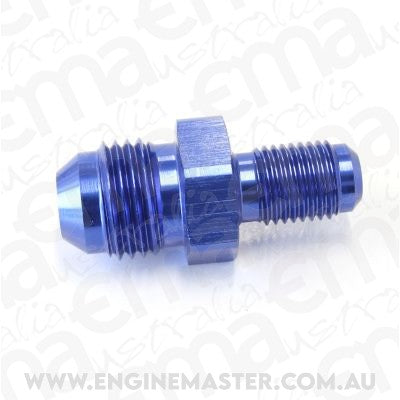 Aeroflow AF707-06 3/8"-24 Dual Seat Flare -6AN Blue Also Can Be Washer Seal
