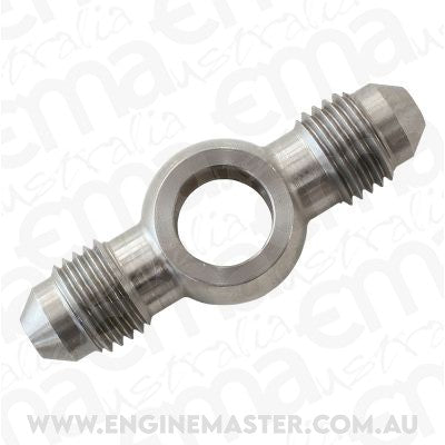 Aeroflow AF310-04-04 10mm (3/8) Banjo Double -4AN Stainless Steel AF310-04-04