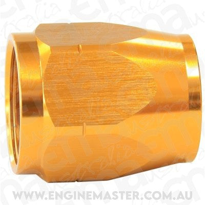 Aeroflow AF559-12DCG Gold Hose End Socket Cutter Style Fittings Only
