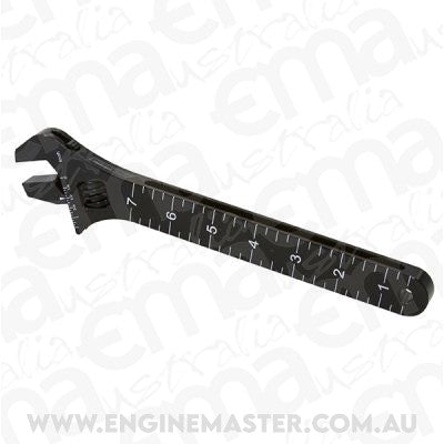 Aeroflow AF98-2038BLK Adjustable Spanner Wheelie Black Large For Up to -12 Bnut