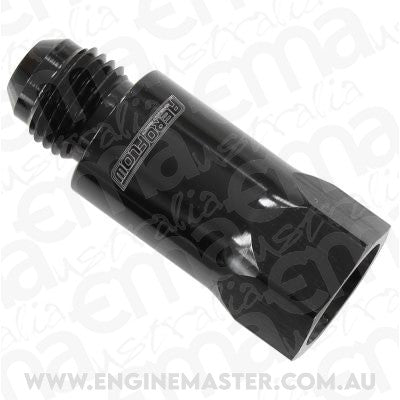 Aeroflow AF614-08BLK Roll Over Valve F/Male -8 ORB to Male -8An