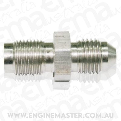 Aeroflow AF341-04 -4AN to Inverted 7/16-24 Stainless Male to Male