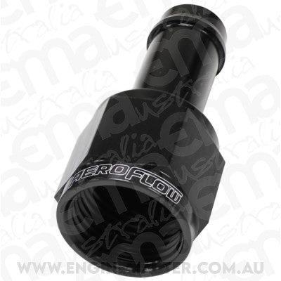 Aeroflow Performance Products AF411-20BLK Female -20 to 1-1/2" Barb Pushon Hose Or Use with AF315-038