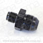 Aeroflow AF703-08BLK Adaptor 1/2 x 20 Inverted Seat to -08 Black