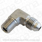 Aeroflow AF381-04-04 S/S 90 Deg 1/4" NPT to -4An