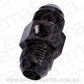 Aeroflow AF141-03BLK Straight Male - Male -3AN Black with 1/8" NPT Port