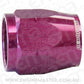 Aeroflow Performance Products AF559-16DCPUR Purple Hose End Socket Cutter Style Fittings Only