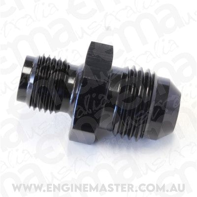 Aeroflow AF702-06BLK Adaptor 7/16 x 24 Inverted Seat to -06 Black